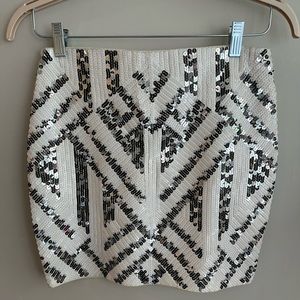 Express sparkle skirt